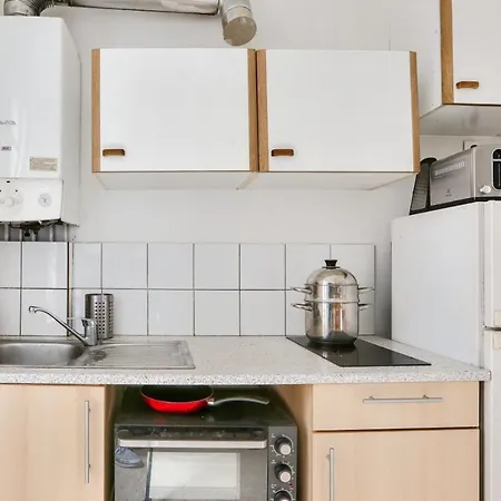 Daire Cozy For 4 - Montmartre 18e Paris